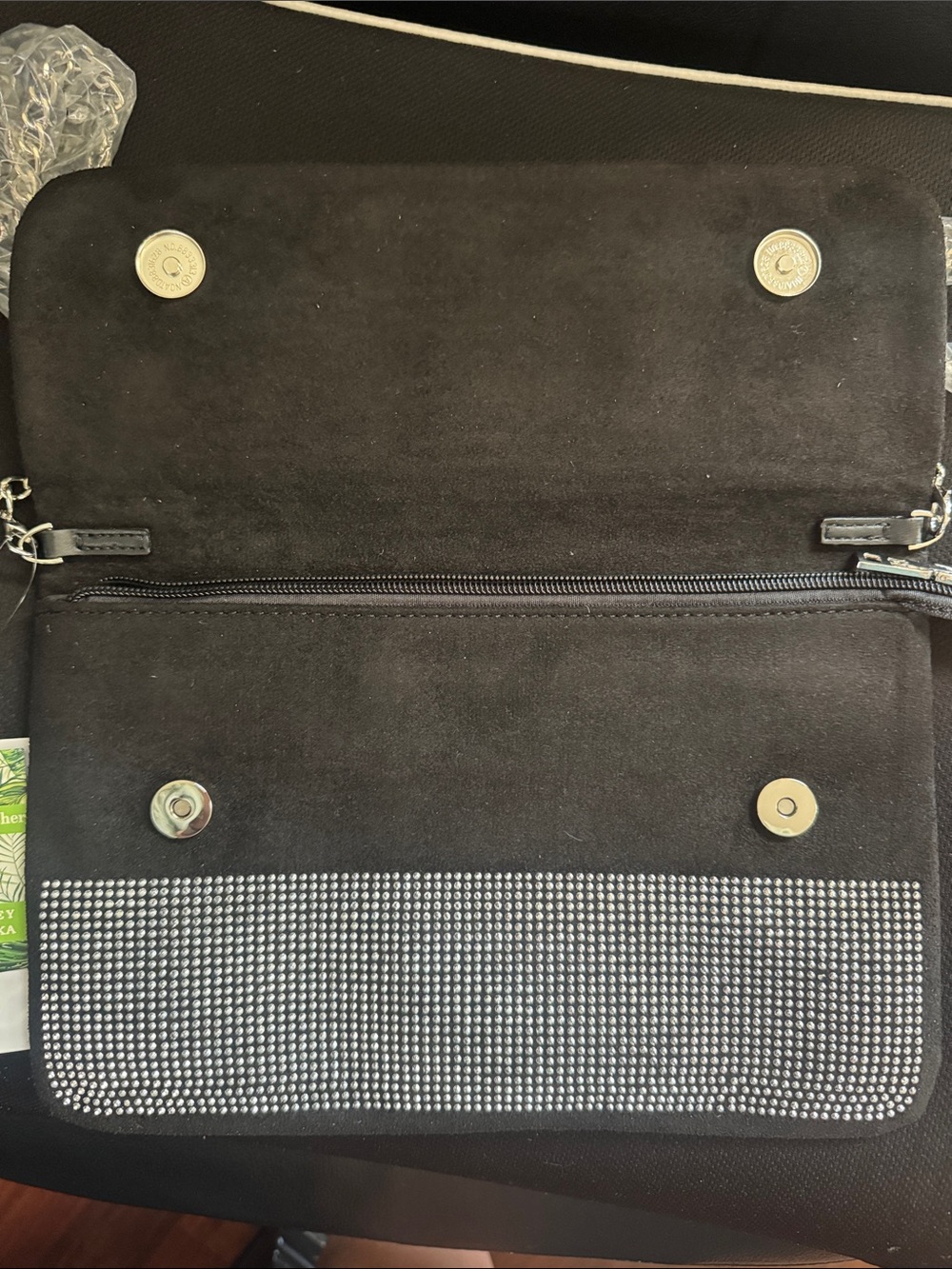 NWT, RhineStone, Badgley Mishka shoulder bag/clutch - Picture 2 of 5